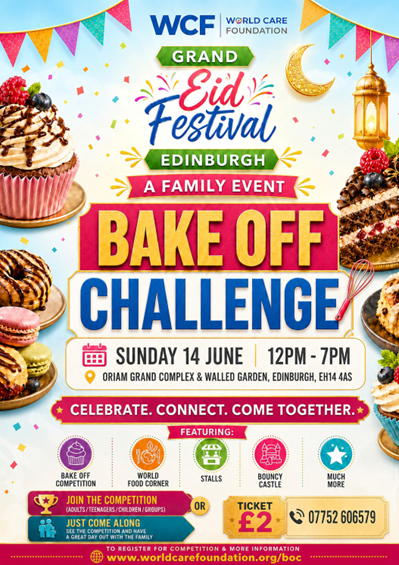 Grand Eid Festival Edinburgh — Bake Off Challenge