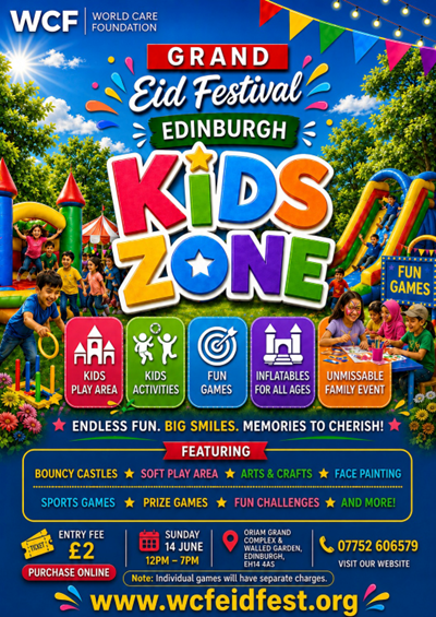 Grand Eid Festival Edinburgh — Kids Zone